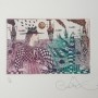 JUAN CARLOS MESTRE “Poeta y Mar”. Aguafuerte y aguatinta. 10x15 cm. Edición: 50 ejemplares.
