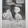FEDERICO CASTELLÓN, The Darkening sky, ( El cielo oscurecido), c.1963, Grabado al aguafuerte y aguatinta. Plancha 30,3 x 22,4 cm. Papel 38 x 28 cm  Ed. 60 ejemplares. 1/60 p.v.p: 390 €