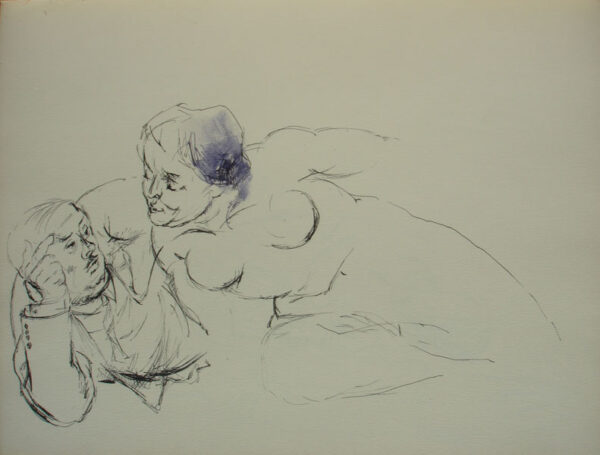 F. Castellón. Tinta y acuarela 2