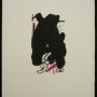 ANTONI TÀPIES. Clau-6, 1973. Serie: La Clau del Foc. Litografía. Papel Guarro: 62 x 45 cm. Imagen: 30,5 x  17,5 cm. Edición 75 + 10 HC
