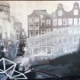 Connie Westendorp, Amsterdam, Holanda, 2015, óleo sobre lienzo, fotografia, dibujo, 68 x 99 cm p.v.p: 1200 € + IVA = 1452 €