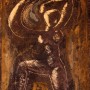 Pituco. Mujer con brazos en alto. (c. 1955) Técnica mixta sobre cartulina. 33,5 x 23,5 cm. p.v.p obra enmarcada: 1150  € + IVA = 1391.5€