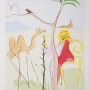  SALVADOR DALÍ, La cour du lion, 1974, Grabado a la punta seca y pochoir. Plancha: 57 x 39,5/ Papel Auvergne: 78,5 x 58,5 cm. Ejemplar numerado XXIX/CXX y firmado a mano a lápiz por el artista. Pertenece a la carpeta Le Bestiaire De La Fontaine Dalinise (Bestiario de La Fontaine Dalinizado), con texto de Jean De La Fontaine, compuesta por 12 grabados de Dalí firmados a la lápiz. Publicada en 1974 por Editions Mouret. Edición: 120 ejemplares firmados y numerados I/CXX-CXX/CXX en papel Auvergne, 250 ejemplares firmados y numerados 1/250-250/250 en papel Japanese, 250 ejemplares firmados y numerados 1/250-250/250 en papel Arches, y 62 pruebas de artistas firmadas y numeradas EAI-EALXII.  Número de catalogación: 663. Catalogado en la página 223 de Dalí, Catálogue Raisonné Of Etchings And Mixed-Media Prints, 1924-1980, Prestel-Verlag, 1994.  p.v.p: Obra: 1900 € 
