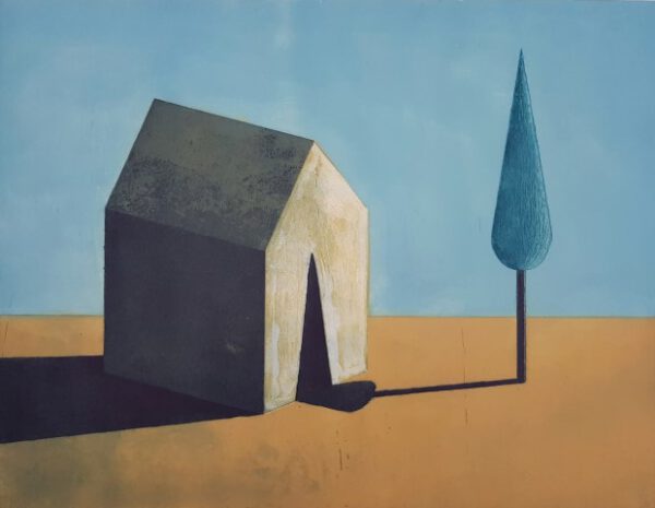 IVÁN ARAUJO, “Diurno, 2004, Aguafuerte , aguatinta al azúcar , técnicas grasas y aguadas litográficas