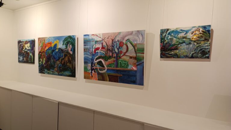 Pinturas de Ginés Cervantes en Galeria Acanto